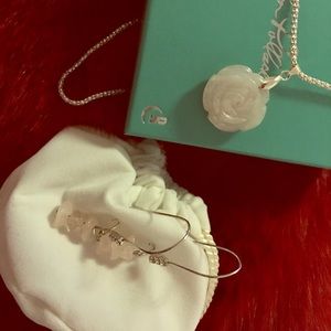 Silver .925 & Quartz Necklace & Earrings to Match!